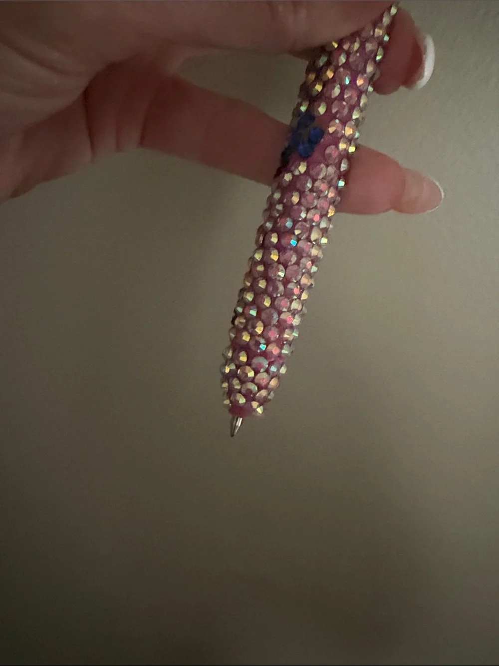 Handmade Sparkly Pink Crystal Rhinestone Pen